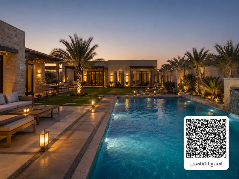 استراحة للبيع شمال الرياض بمسبح